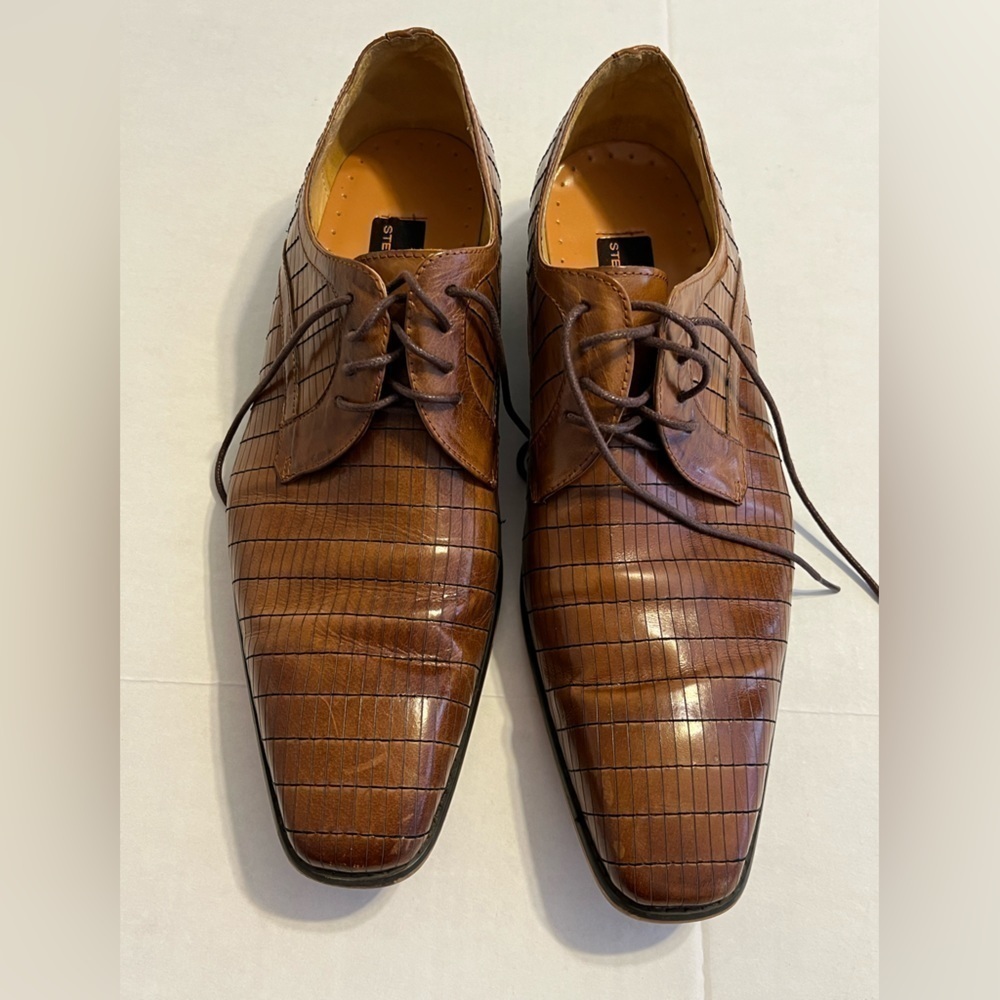 Steven Land Hand Made Leather Shoes Size 13